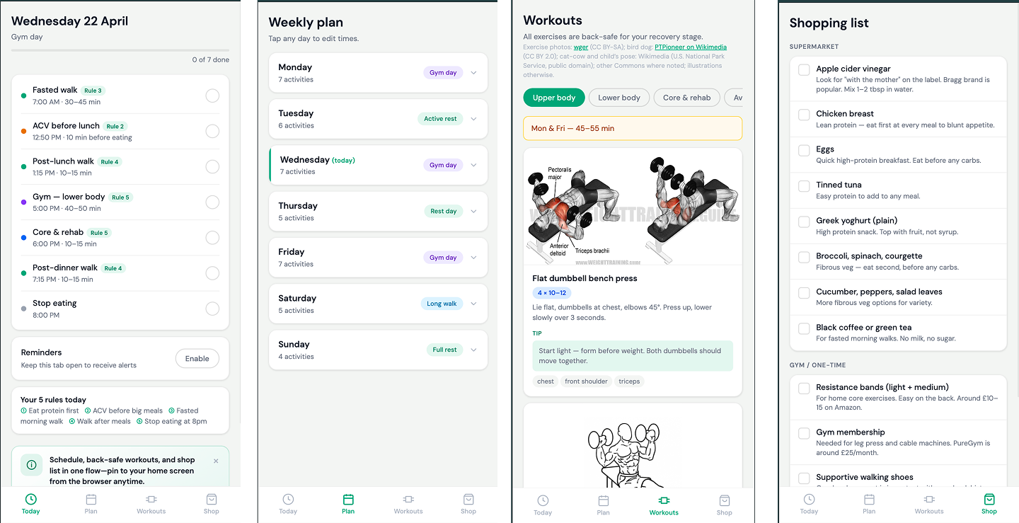 Fat Loss — All You Need interface